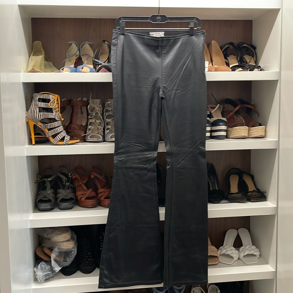 Free People leather pants
